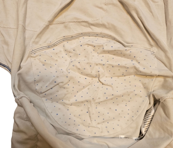 Nested Bean Zen Swaddle – Stardust Blue | 0–6 Months OR 7–14 lbs - Picture 5 of 10